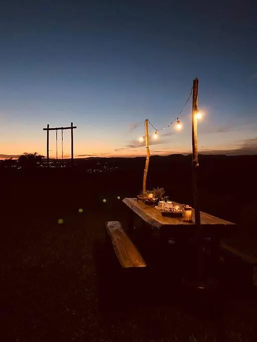 Çiftlik konaklama Refugio Do Sol Park Pousada - Cabana - Hospedagem Villa Herval d'Oeste Brezilya