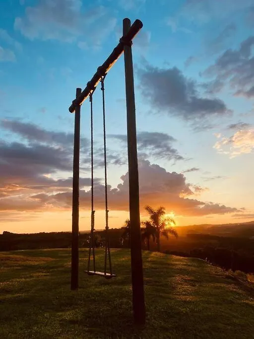 Refugio Do Sol Park Pousada - Cabana - Hospedagem Villa Herval d'Oeste Çiftlik konaklama